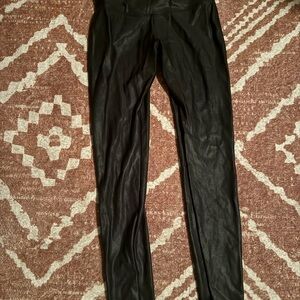 Time and Tru Shiny Black Leggings